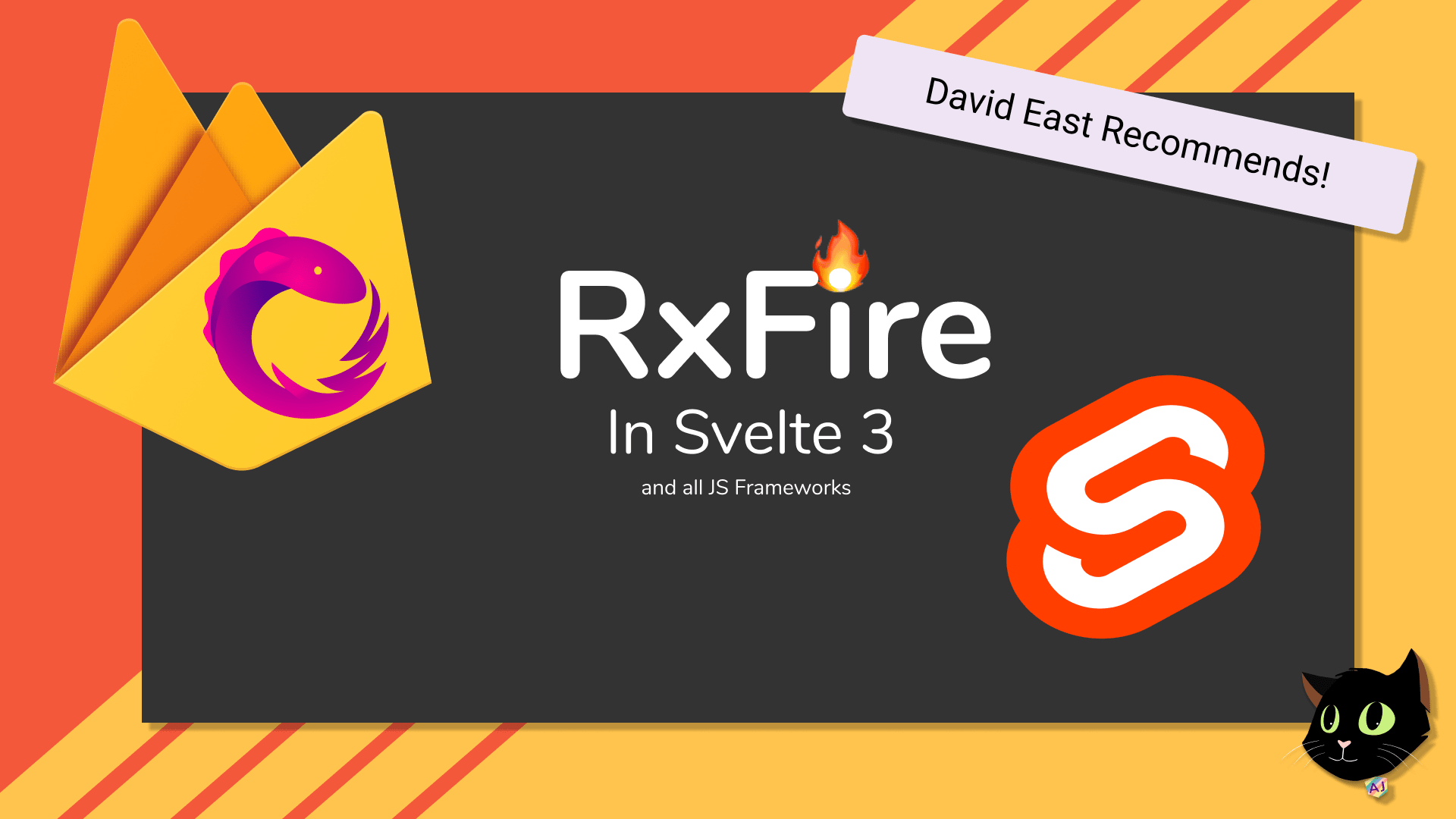 RxFire in Svelte 3 using Firebase Firestore and Authentication