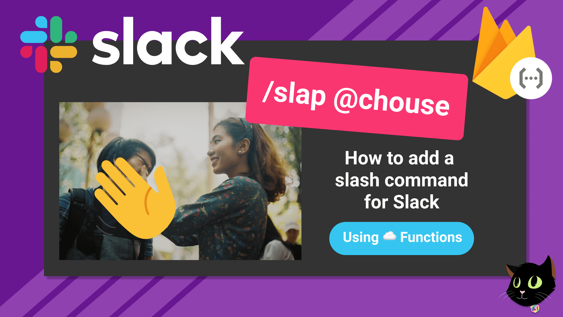 Slap Someone with Slack Commands