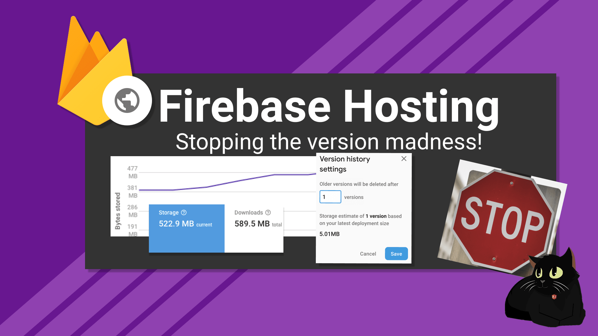 Firebase Hosting Version Settings