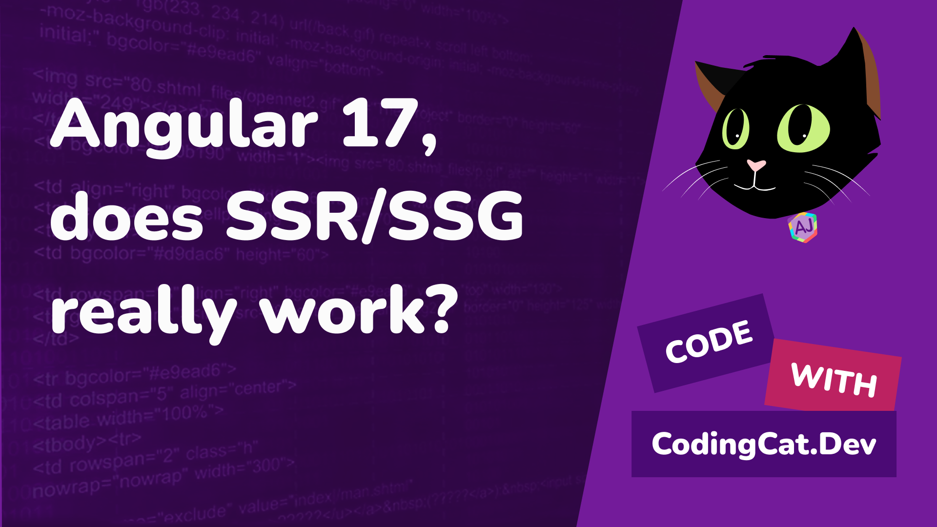 Angular 17, does SSR/SSG really work?